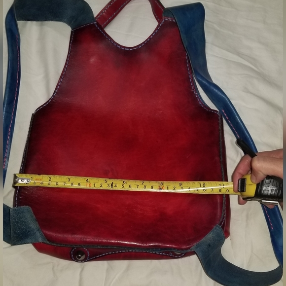 handmade leather backpack. - Picture 8 of 8